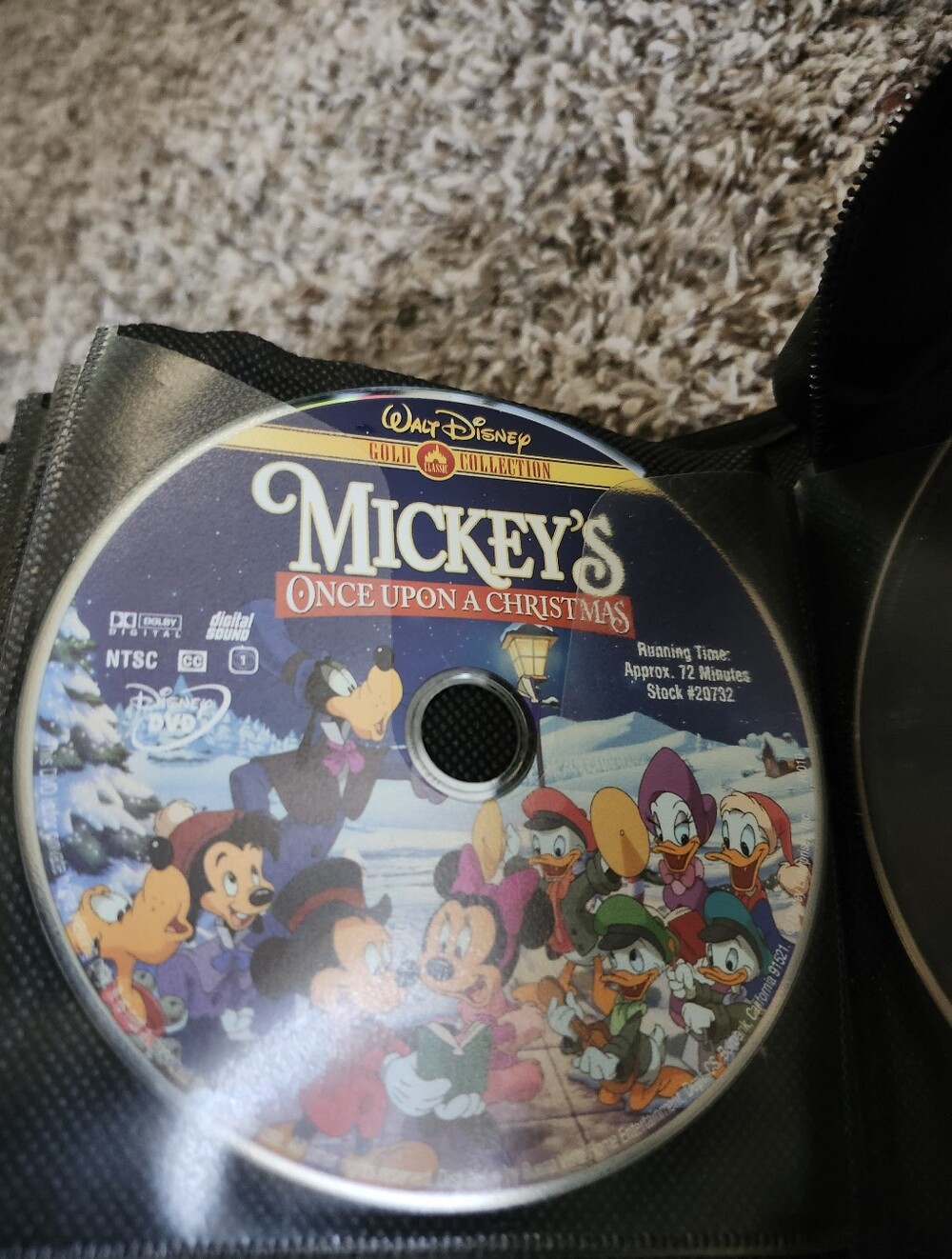Disney Mickey's Once Upon a Christmas DVD — Blue, Red, White